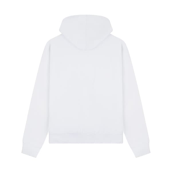 Casual Classics Unisex Vuxen Premium Kammad Bomull Oversized Hoodie White S