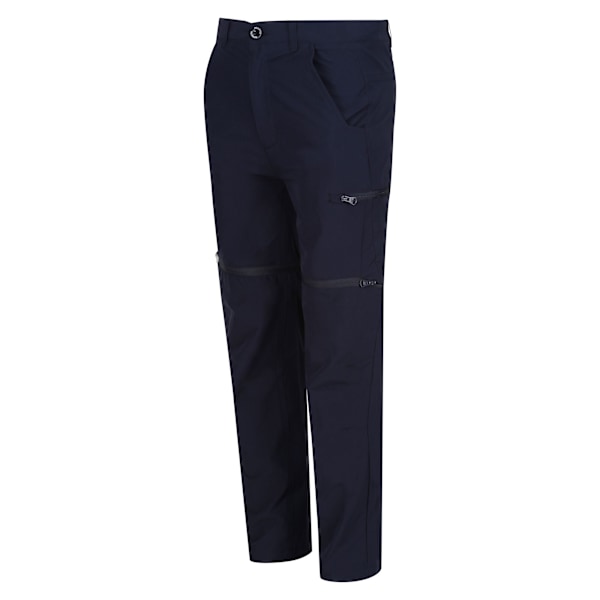 Regatta Highton Stretch Zip-Off Vandringsbyxor för Barn Navy 13 Years