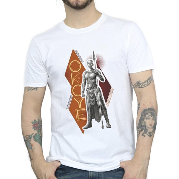 Marvel Wakanda Forever Okoye Stance T-shirt M Vit White M