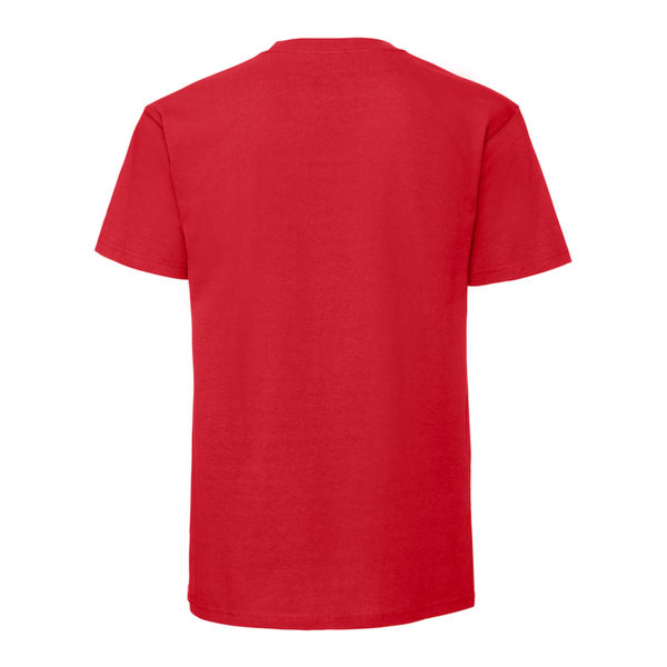 Fruit Of The Loom Herr Iconic Premium Ringspunnen T-shirt i bomull 3 Red 3XL