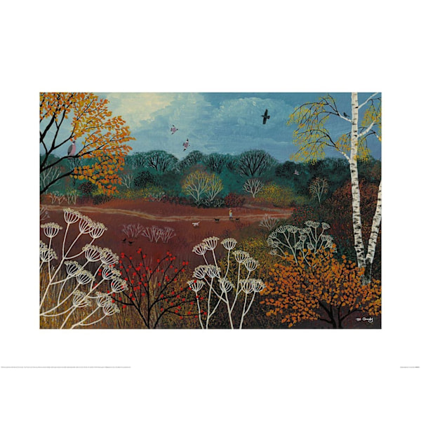 Jo Gough Autumn Walk Print 60cm x 80cm x 0.21cm Flerfärgad Multicoloured 60cm x 80cm x 0.21cm
