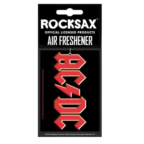 AC/DC Logo Luftfräschare One Size Röd Red One Size