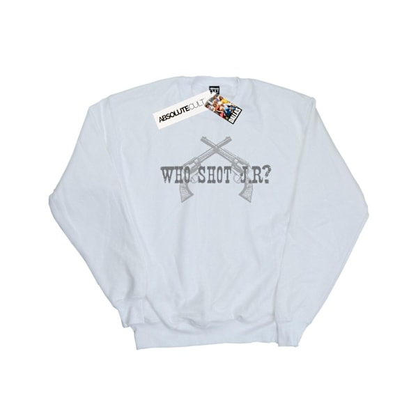 Dallas Mens Who Shot J.R. Sweatshirt 4XL Vit White 4XL