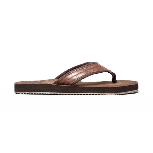 PDQ Herr Toe Post Mule Flip Flops 6 UK Brun Brown 6 UK
