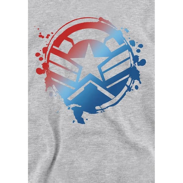Captain America Barn/Ungdom Gradient Shield Heather Tröja Athletic Heather 9-11 Years