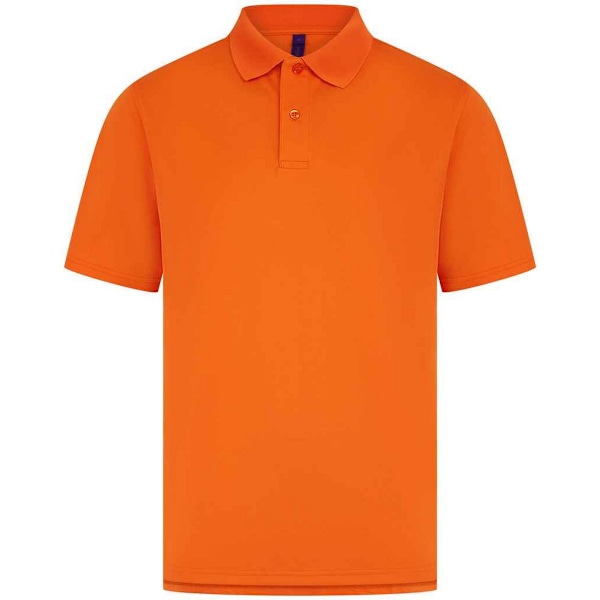 Henbury Herr Pique Poloshirt XL Bright Orange Bright Orange XL