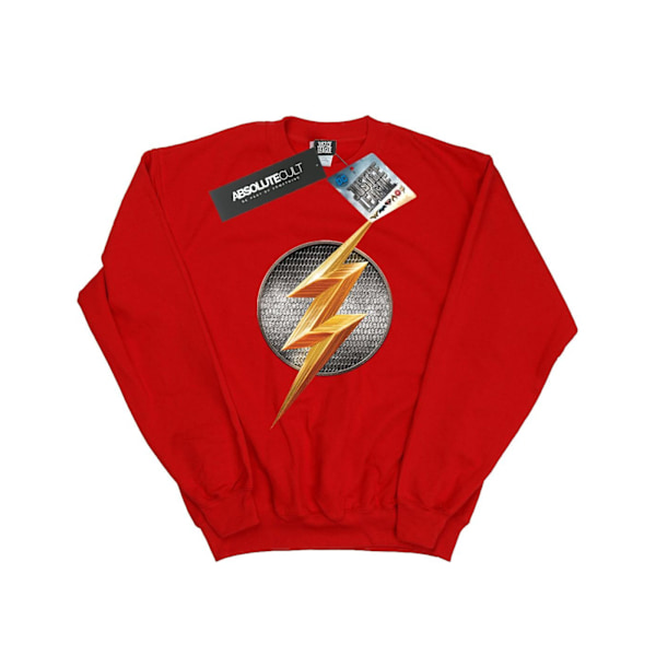 DC Comics Boys Justice League Movie Flash Emblem Sweatshirt 7-8 Red 7-8 Years