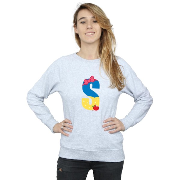 Disney Dam/Kvinnor Alfabetet S Är För Snövit Sweatshirt L Heather Grey L