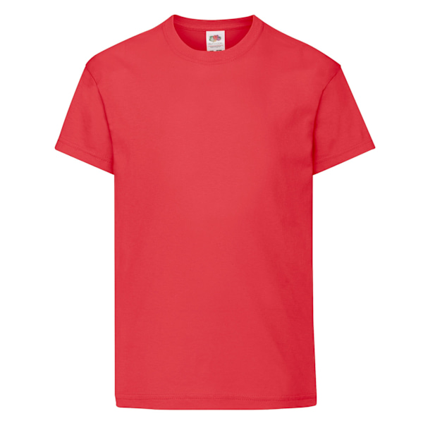 Fruit of the Loom Barn/Barn Original T-shirt 14-15 år R Red 14-15 Years