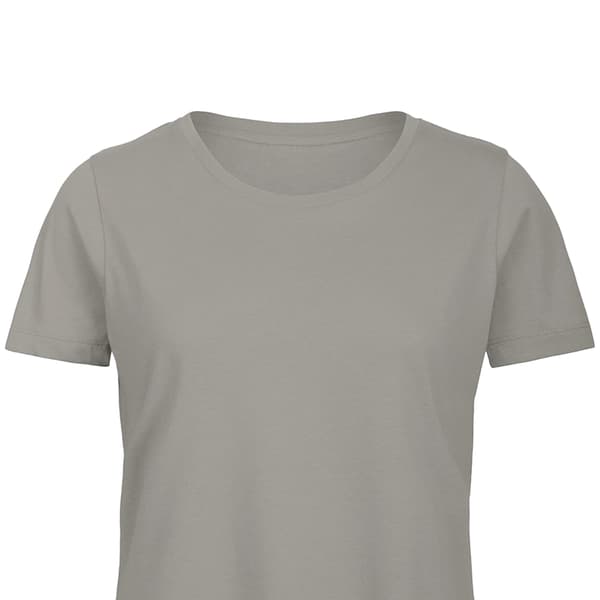 B&C Dam/Dam Organic T-Shirt S Ljusgrå Light Grey S