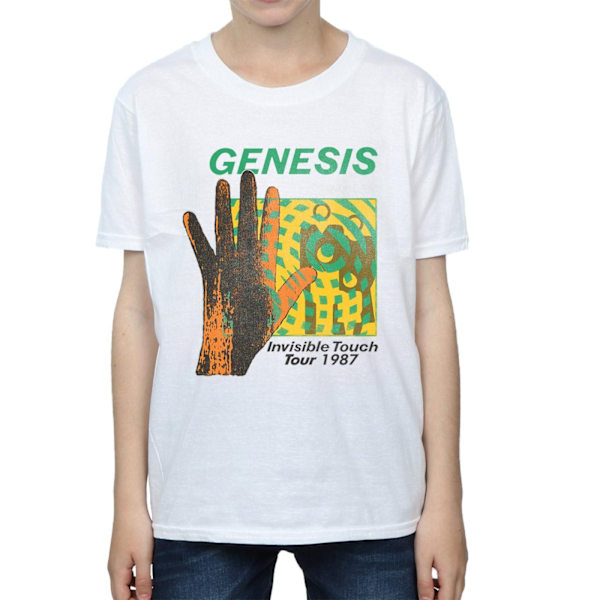 Genesis Boys Invisible Touch Tour T-shirt 7-8 år Vit White 7-8 Years