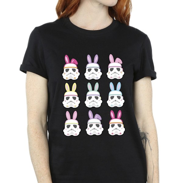 Star Wars Dam/Dam Stormtrooper Påskharar Bomull Boyf Black L