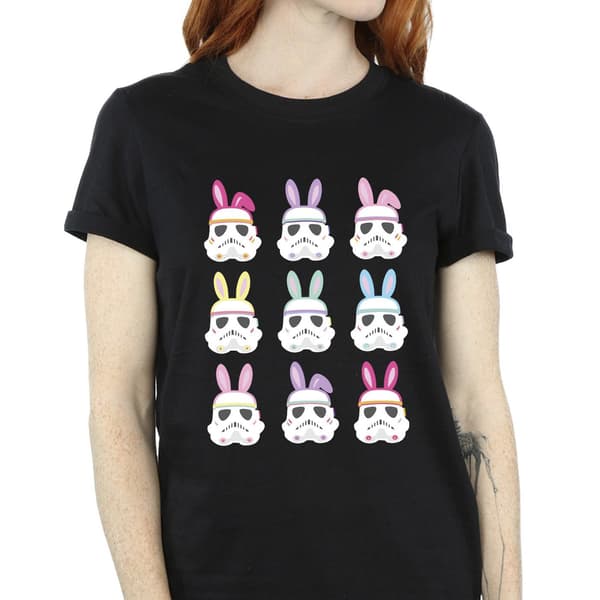 Star Wars Dam/Dam Stormtrooper Påskharar Bomull Boyf Black XL