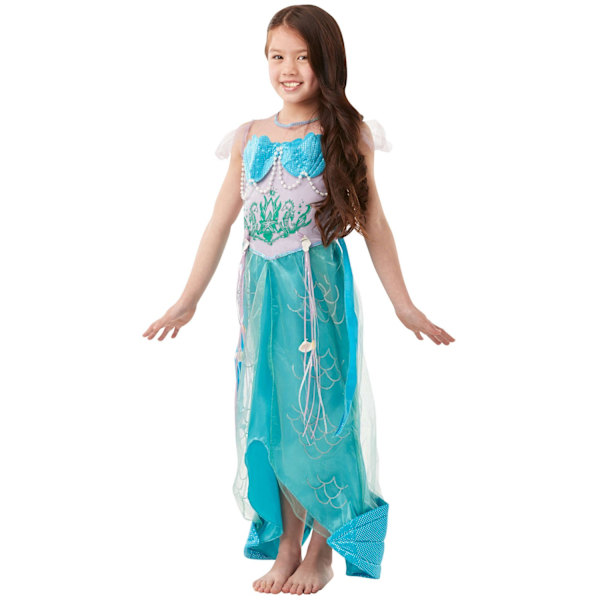 Bristol Novelty Barn/Barn Mermaid Princess Kostym M Blå Blue M