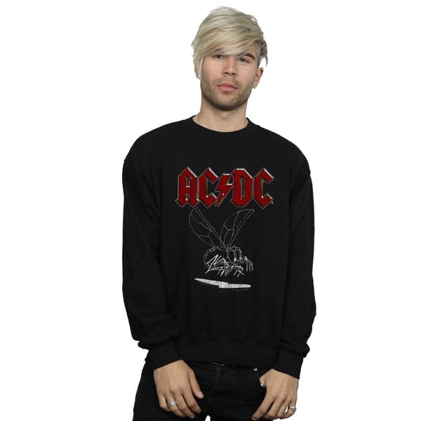 AC/DC Fly On The Wall 1985 Sweatshirt S Svart Black S