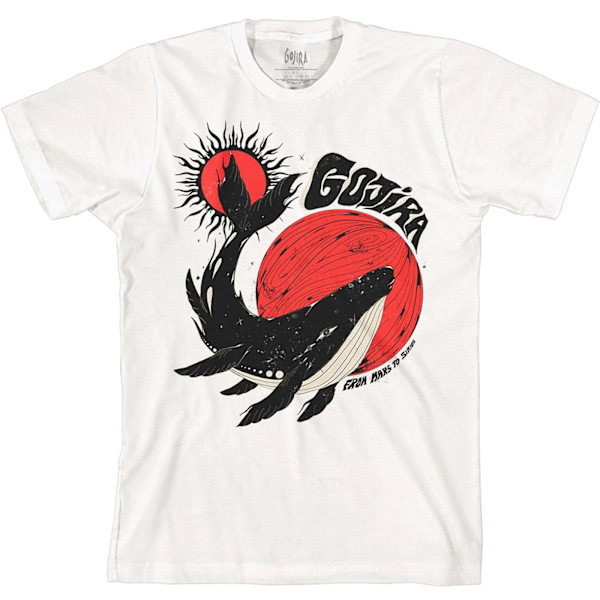 Gojira Unisex Vuxen Från Mars Till Sirius Whale Bomull T-Shirt XX White XXL