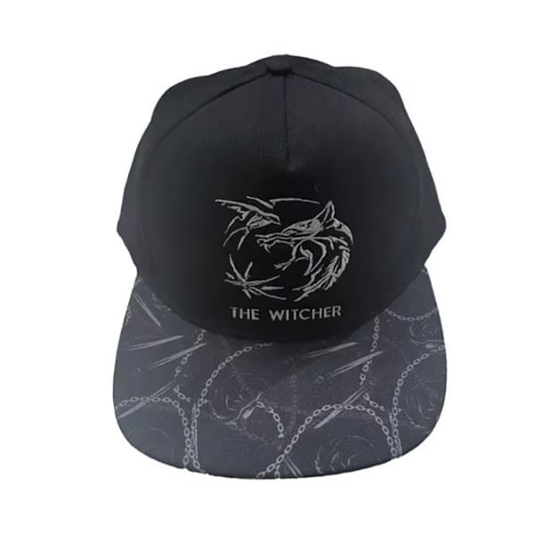 The Witcher Unisex Vuxen Mönstrad Logga Snapback Keps Storlek B Black One Size