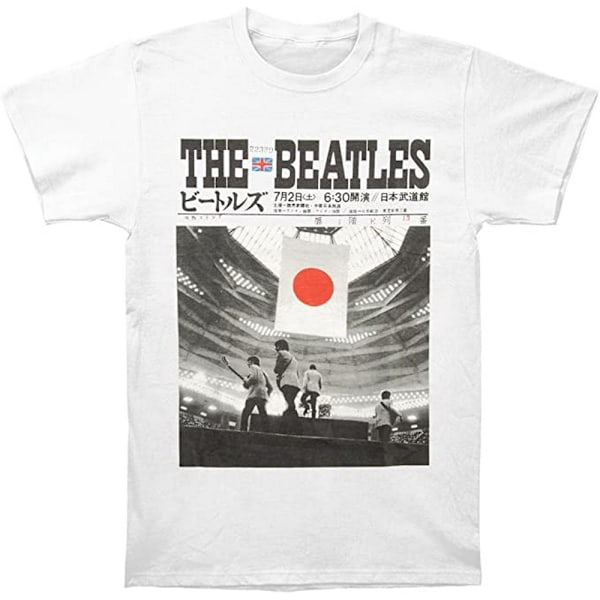 The Beatles Unisex Adult At The Budokan T-Shirt XL Vit White XL