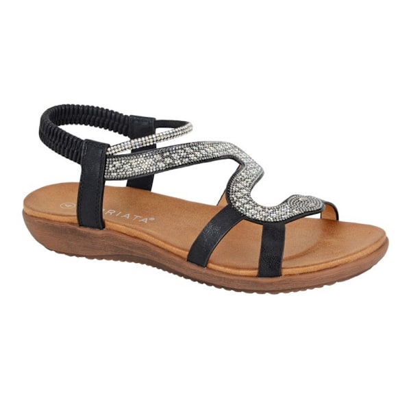 Cipriata Dam/Kvinnor Serpent Sandaler 9 UK Svart Black 9 UK