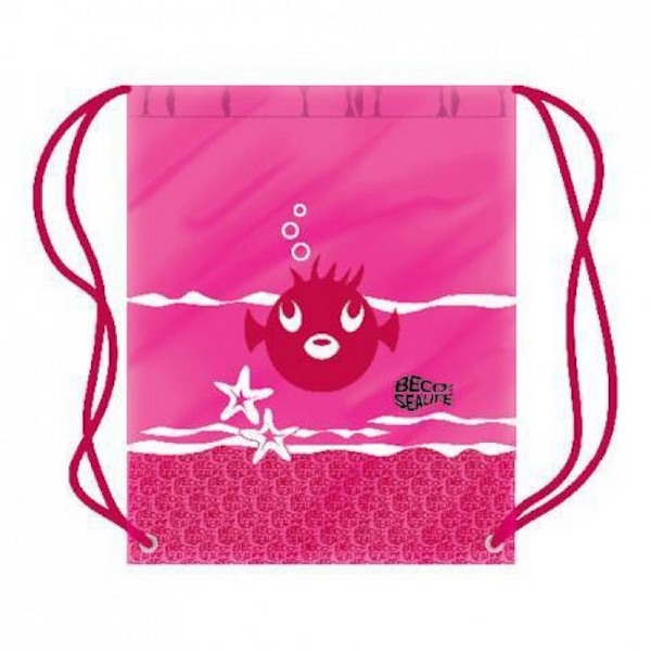 Beco Sealife Ryggsäck med dragsko, One Size, Rosa/Vit Pink/White One Size