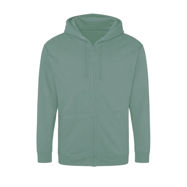 Awdis Herr Full Zip Hoodie M Dusty Green Dusty Green M