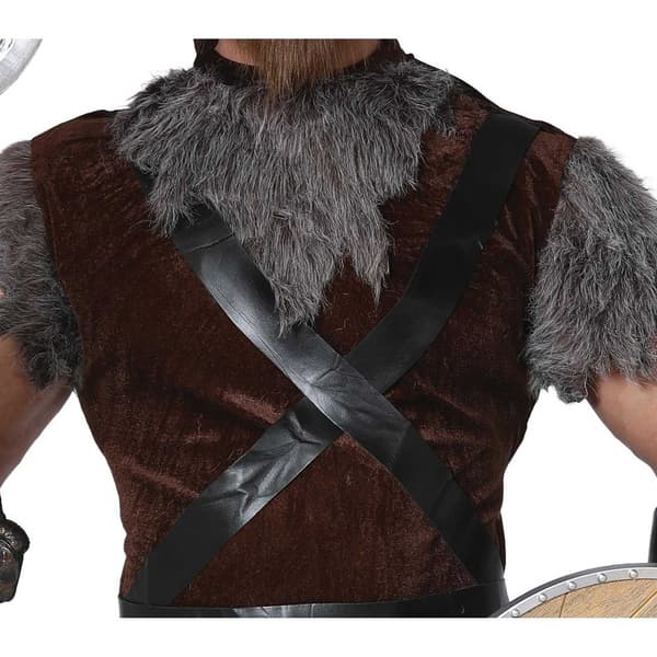 Fiestas Guirca Vikingdräkt för män Set S Brun/Grå Brown/Grey S
