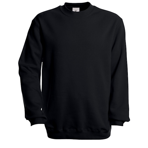 B&C Unisex Set-in Sweatshirt M Svart Black M