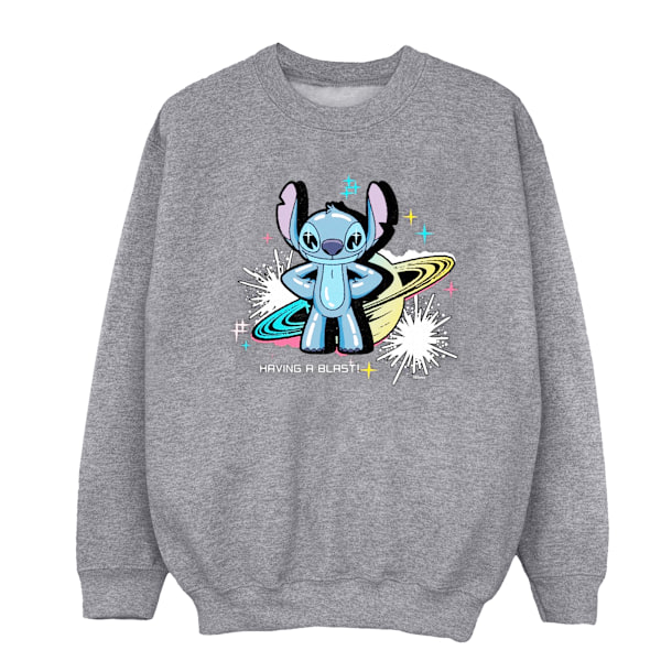 Disney Dam/Kvinnor Lilo & Stitch Techno Stitch Sweatshirt S S Sports Grey S