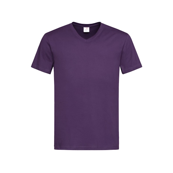 Stedman Herr Klassisk V-ringad T-shirt M Deep Berry Deep Berry M