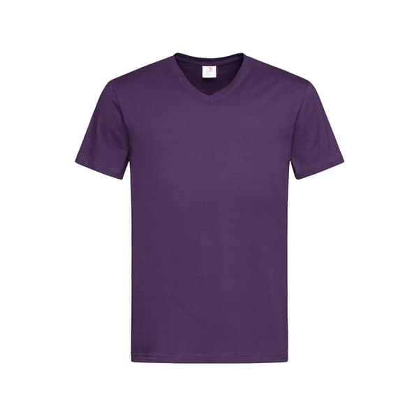 Stedman Klassisk V-ringad T-shirt för män L Deep Berry Deep Berry L