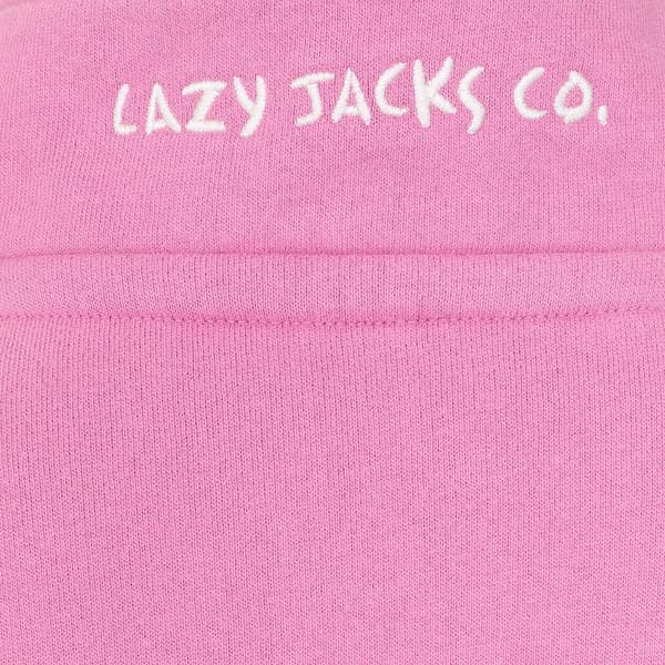 Lazy Jacks Flickor Kvarts Zip Sweatshirt 7-8 År Candyfloss Candyfloss 7-8 Years