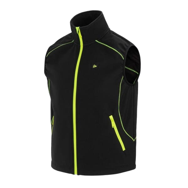 Dunlop Herr Softshell Gilet L Svart Black L