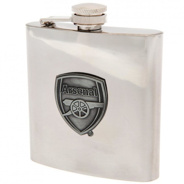 Arsenal FC Hip Flask One Size Silver Silver One Size