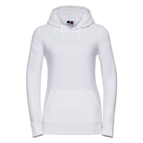 Russell Dam/Dam Authentic Hoodie 16 UK Vit White 16 UK