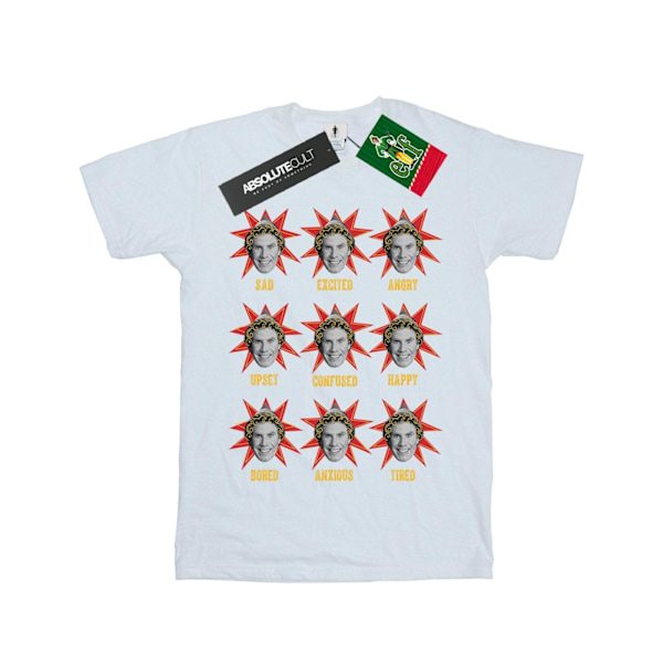 Elf Boys Buddy Moods T-Shirt 5-6 år Vit White 5-6 Years