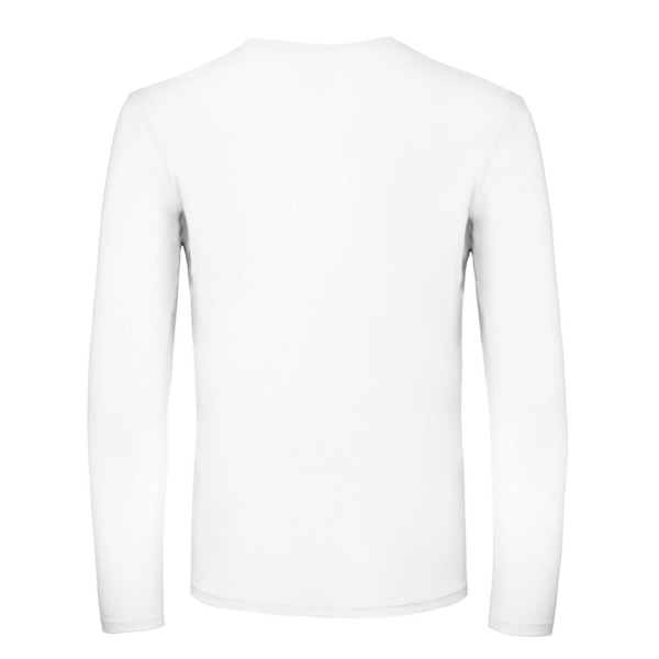 B&C Herr #E150 Långärmad T-shirt S Vit White S