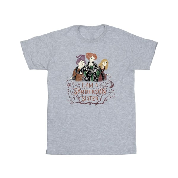 Disney Girls Hocus Pocus Sanderson Sister Bomull T-shirt 12-13 Sports Grey 12-13 Years