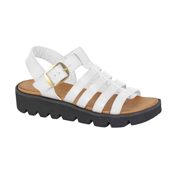 Cipriata Dam/Dam Azia T-Bar Sandaler 5 UK Vit White 5 UK