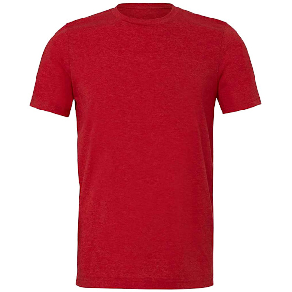 Bella Canvas Unisex Vuxen Triblend Crew Neck T-shirt L Solid R Solid Red L