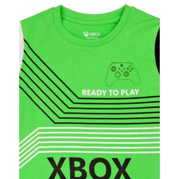 Xbox Boys Short Pyjama Set 5-6 år Grön/Svart Green/Black 5-6 Years