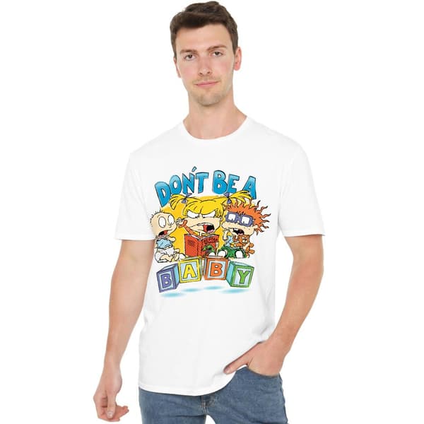 Rugrats Herr Don´t Be A Baby Blocks T-Shirt S Vit White S