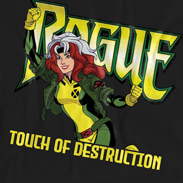 X-Men 97 Unisex Vuxen Touch Of Destruciton Rogue T-Shirt M Svart Black M