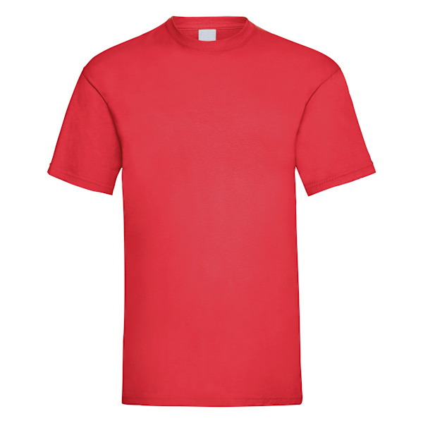 Herr Value Kortärmad Casual T-shirt X Large Bright Red Bright Red X Large