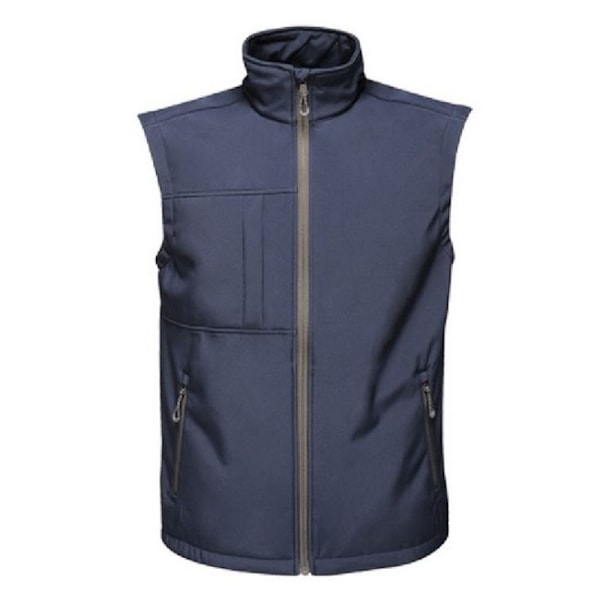 Regatta Herr Octagon II Tryckbar Mjuk Skal Väst XL Marinblå Navy/Seal Grey XL