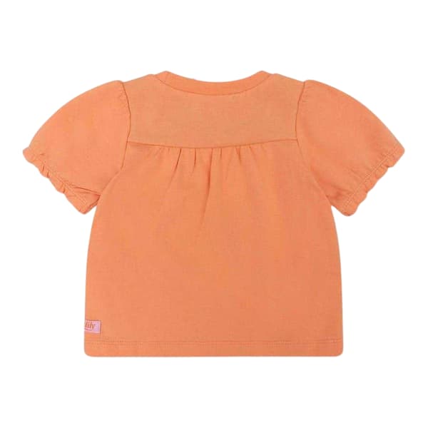 Oilily Flickor Gingham T-shirt 4 år Orange Orange 4 Years