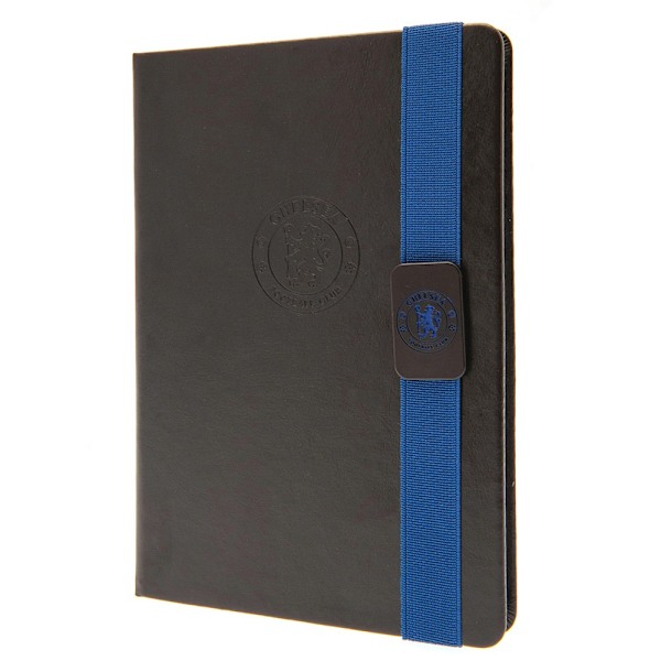 Chelsea FC Crest A5 Notebook One Size Svart/Blå Black/Blue One Size
