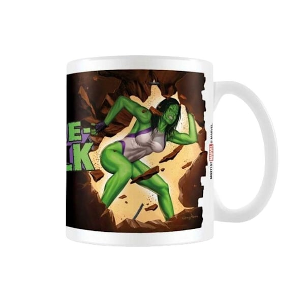 Marvel She Hulk Mug En Storlek Grön/Brun/Vit Green/Brown/White One Size