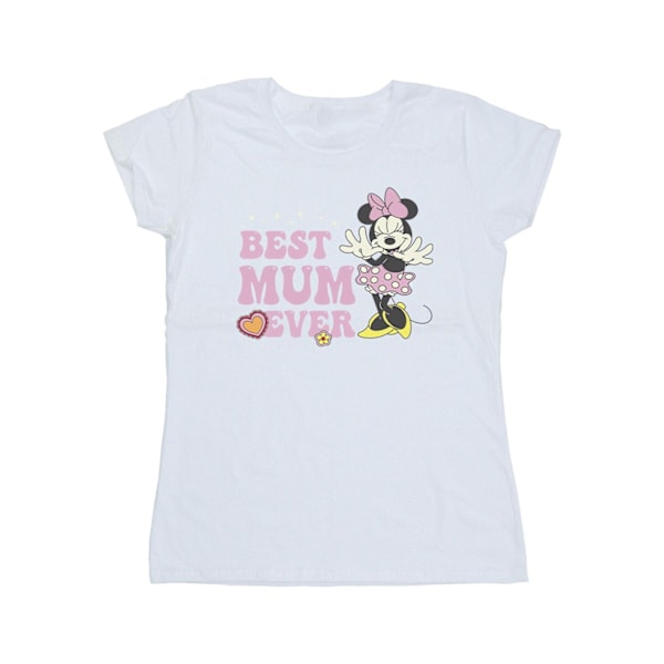 Disney Dam/Dam Bästa Mamma Någonsin Bomull T-shirt L Vit White L