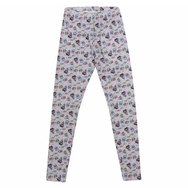 Harry Potter Dam/Kvinnor Platform 9 3/4 Leggings M Multicolou Multicoloured M