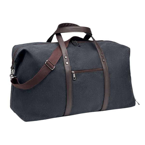 MidOcean Zurich Tvättad Canvas Weekend Bag One Size Svart Black One Size